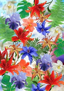 Beautiful floral pattern