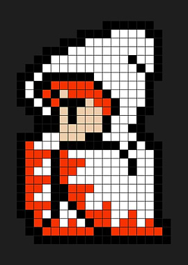 White Mage FF1 NES