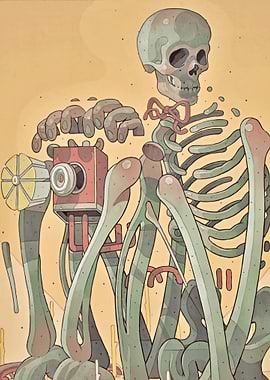 Skeleton as a facade image