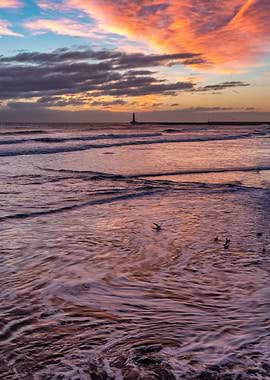 Roker Sunrise Seascape