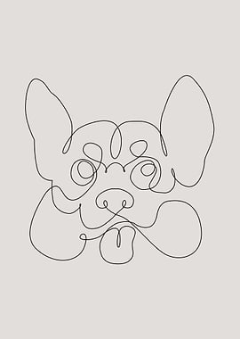 One Line Corgi