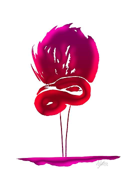 Fluorescent Pink Flamingo