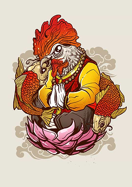 fire rooster