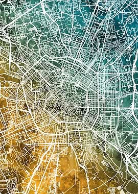 Milan Italy Map