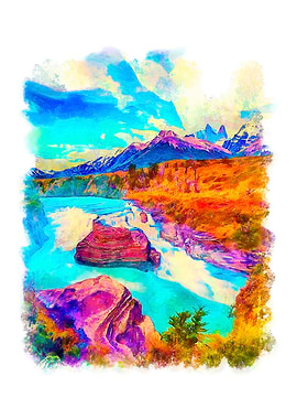 landscape of Patagonia