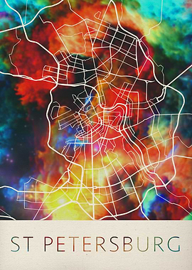 St Petersburg Watercolor