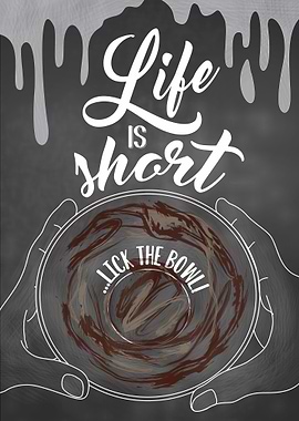 Life is short Kitchen Sign