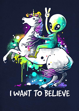 I want to believe watercol