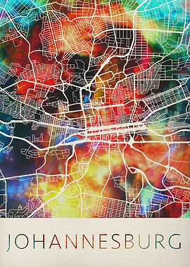 Johannesburg City Map