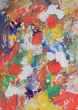 Flowers and butterflies