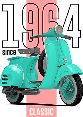 classic vespa since 1964
