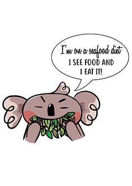 I am on a Seafood Diet