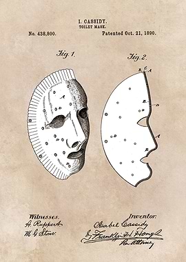 patent Cassidy Toilet mask