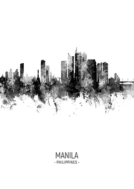 Manila Philippines Skyline