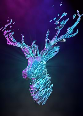 Neon Deer