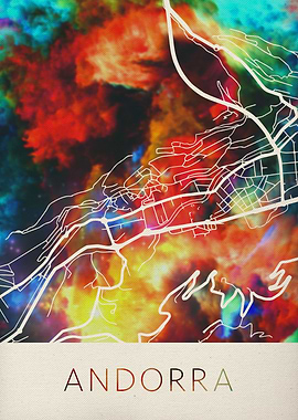 Andorra La Vella City Map