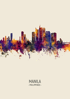 Manila Philippines Skyline
