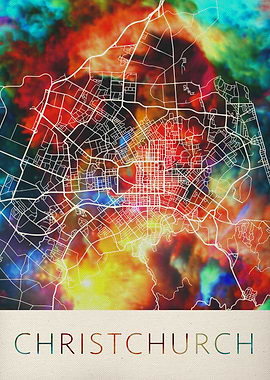 Christchurch NZ Watercolor