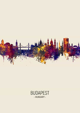 Budapest Hungary Skyline