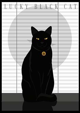 Lucky Black Cat