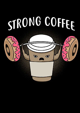 Strong Coffee Donut Gift