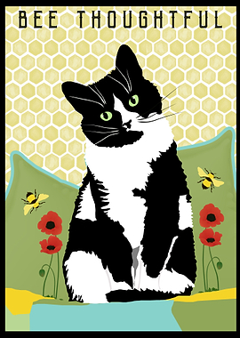 Bee Thoughtful Cat