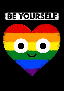 Be Yourself LGBT Heart