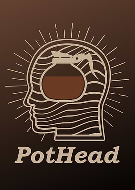 Pot Head Coffee Lover Gift