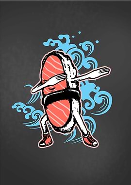 Dabbing Sushi