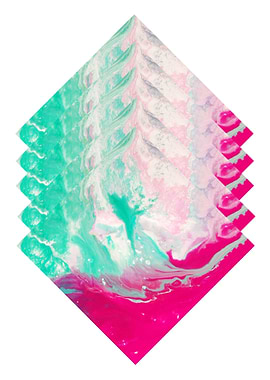 Geometric Marble Art