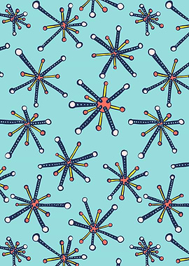 Virus Molecules Pattern