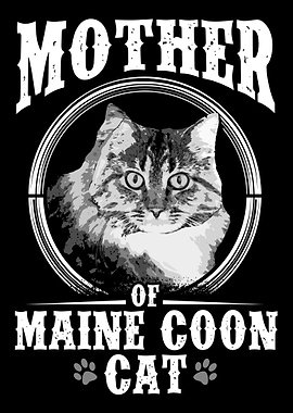 Mother of Maine Coon Cat