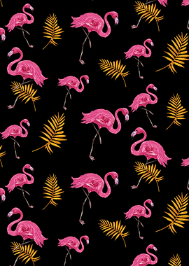 Flamingo Flamingos Pattern