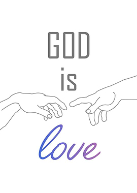 God is love God and adam