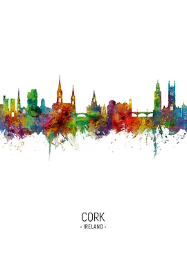 Cork Ireland Skyline