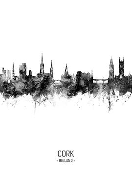 Cork Ireland Skyline