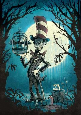 Abe Hat And Vampire Bat