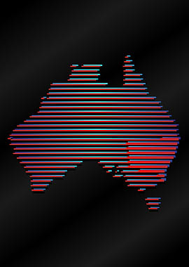 strip line Australia map