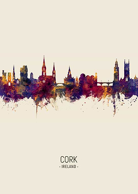 Cork Ireland Skyline