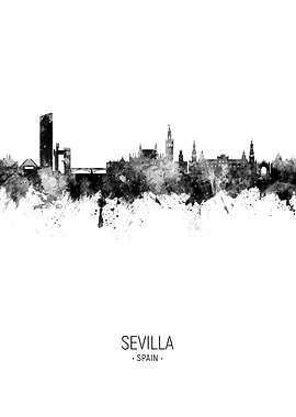 Sevilla Spain Skyline