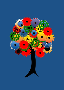 Tree of a colored life