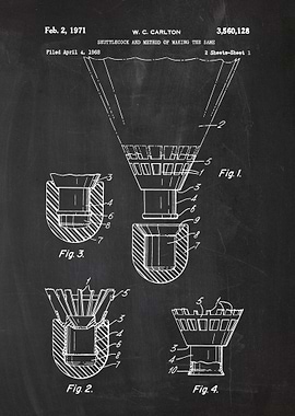 1968 Badminton Shuttlecock