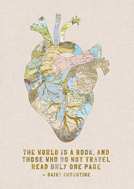 Travelers Heart + Quote
