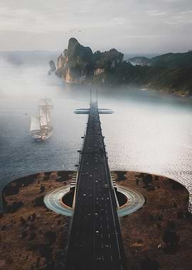 Guitar island Landscape