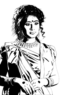 Indian woman portrait