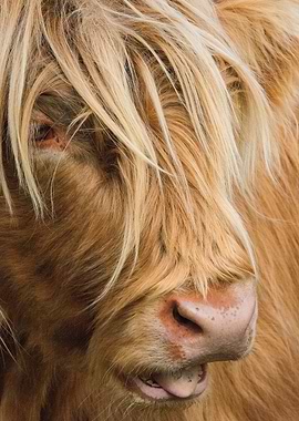 Highland Cow Portrait