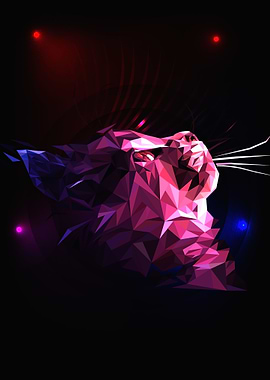 Cat Animal Lowpoly