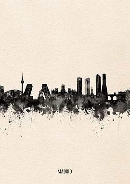 madrid city portrait