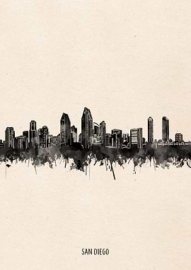 san diego city portrait