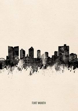 fort worth city portrait